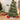 Red Christmas Tree Skirt 48 Inch Snowman Snowflaks Christmas Tree Decorations Let It Snow Farmhouse Xmas Tree Skirt Ornaments Decor for Merry Christmas Holiday Party New Years (Red) - Premium  from Prestige Home Accents - Just $39.66! Shop now at Prestige Home Accents