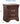 Traditional Cherry Brown Nightstand with 2 Drawers and Metal Ring Handle - Premium  from Prestige Home Accents - Just $211.20! Shop now at Prestige Home Accents