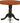 Dublin Kitchen Dining Table - Round Wooden Table Top with Dropleaf & Pedestal Base, 42X42 Inch, Black & Cherry Finish - Premium  from Prestige Home Accents - Just $210.73! Shop now at Prestige Home Accents