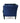 Chatwin 77 In. Midnight Blue Solid Velvet 3-Seats Tuxedo Sofa with Removable Cushions - Premium  from Prestige Home Accents - Just $682.04! Shop now at Prestige Home Accents