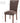 "Set of 4 Upholstered Parsons Dining Chairs: Fabric Side Chair with Nailhead Trim, Wood Legs - Brown" - Premium  from Prestige Home Accents - Just $460.84! Shop now at Prestige Home Accents