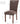 "Set of 4 Upholstered Parsons Dining Chairs: Fabric Side Chair with Nailhead Trim, Wood Legs - Brown" - Premium  from Prestige Home Accents - Just $460.84! Shop now at Prestige Home Accents