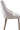 "Set of 2 Beige Fabric Leisure Padded Ring Chairs with Nailed Trim for Dining" - Premium  from Prestige Home Accents - Just $280.90! Shop now at Prestige Home Accents