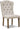 "Markenburg Set of 2 Retro Tufted Upholstered Dining Side Chairs with Nailheads, 20-inch, Beige & Dark Brown" - Premium  from Prestige Home Accents - Just $501.29! Shop now at Prestige Home Accents